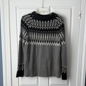 Vineyard Vines cashmere fair isle sweater